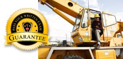 Crane Operator in Mobile Crane with Guarantee